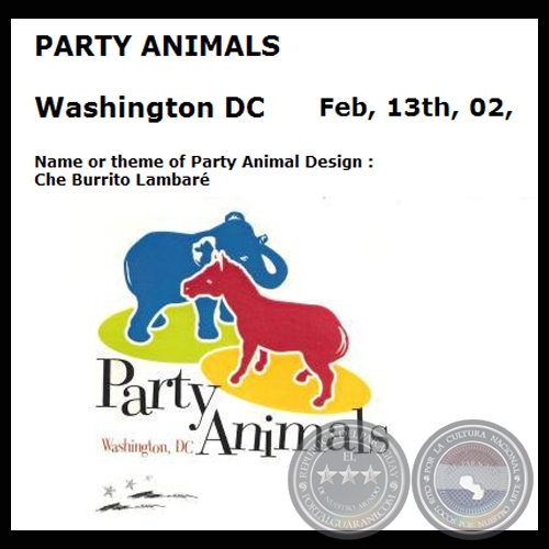 PARTY ANIMALS, 2002 - Obra de OSCAR CENTURIÓN FRONTANILLA